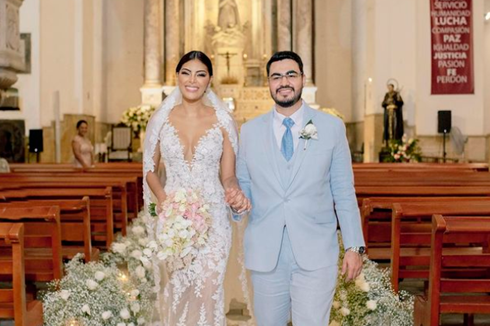 Valeria Ayos, ex Miss Universo Colombia, se casó en Cartagena. Así fue su boda