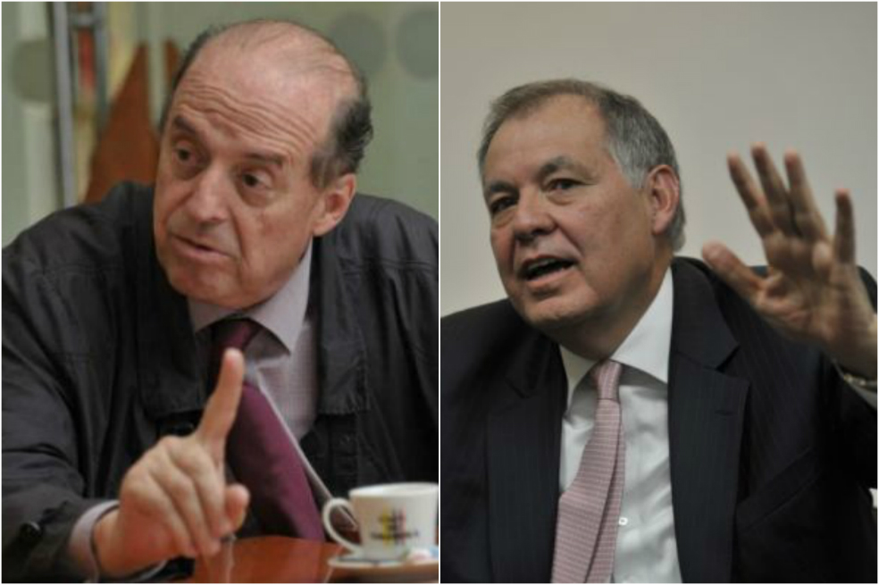 El agarrón entre Álvaro Leyva y Alejandro Ordóñez en un foro sobre paz