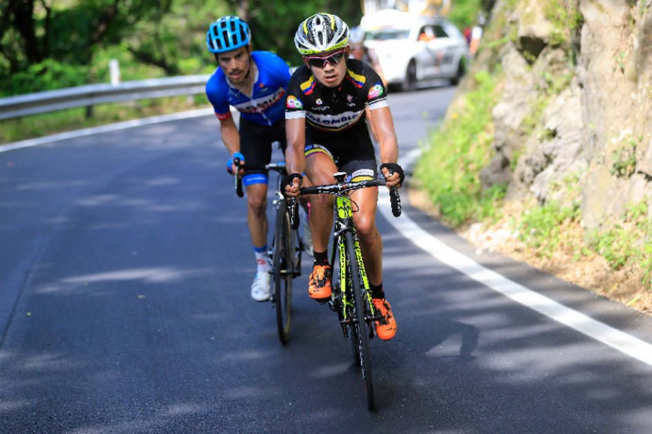 Rodolfo Torres, pedalista del Team Colombia. Foto: Team Colombia