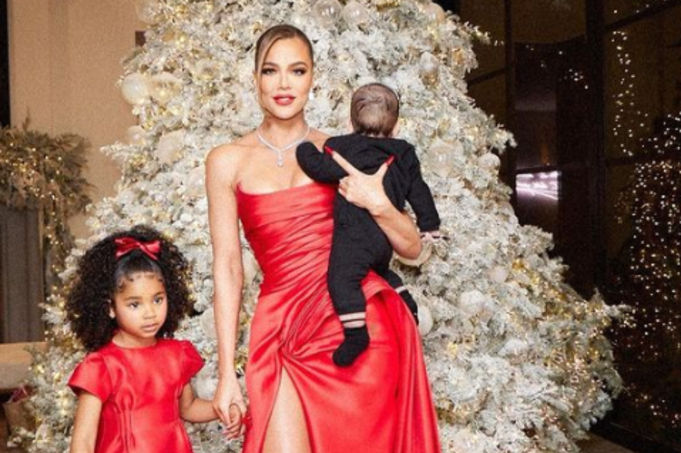 Khloe Kardashian publicó foto con la cara de su segundo hijo