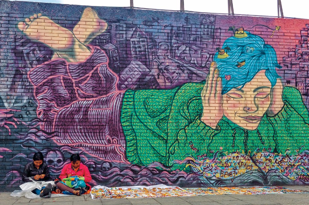Uno de los grafitis fotografiados por Andrés Quintero.  / Cortesía