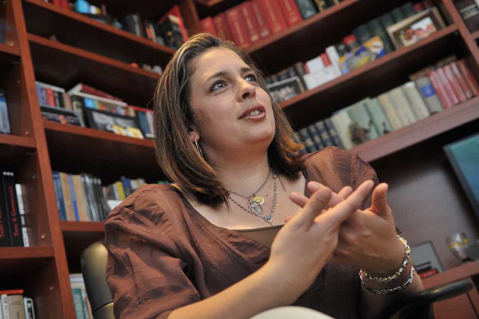Andrea Molano asegura que se ha contactado con las víctimas para indemnizarlas por el accidente que provocó en diciembre pasado en Bogotá. / Gustavo Torrijos