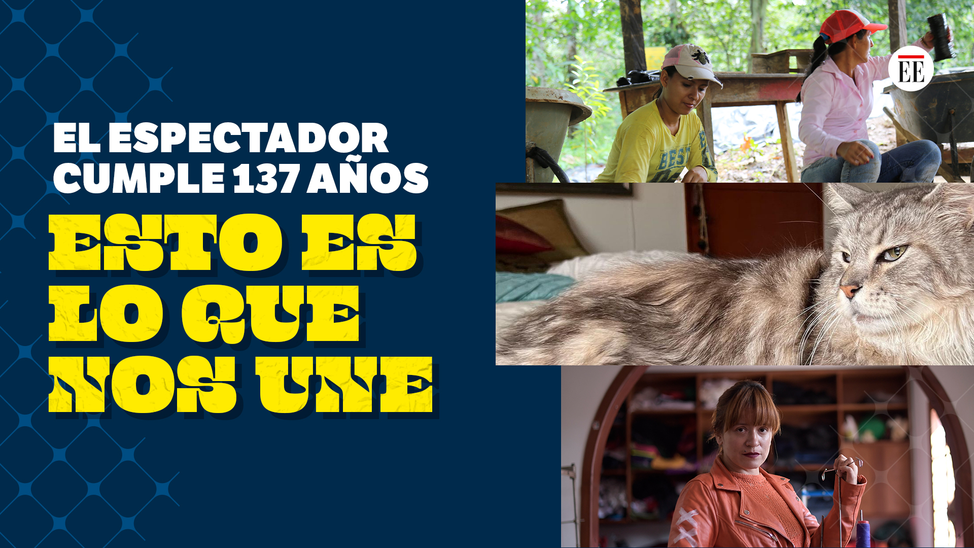 El Espectador celebra sus 137 años con los rostros de un país que trabaja unido