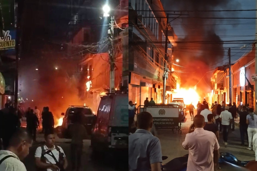 Motocicleta bomba en La Plata (Huila) deja hasta el momento dos personas muertas.