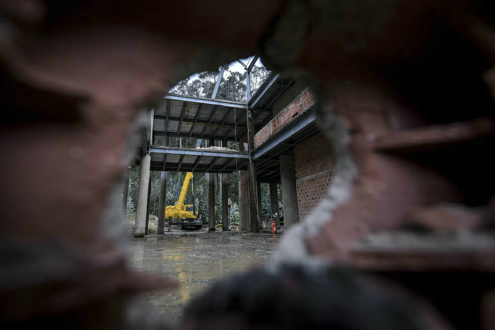 El Bambú: primera mansión ilegal que derriban en los cerros de Bogotá