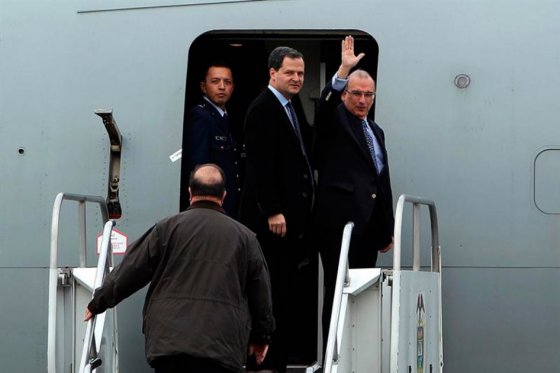 Equipo del gobierno ya está en Oslo