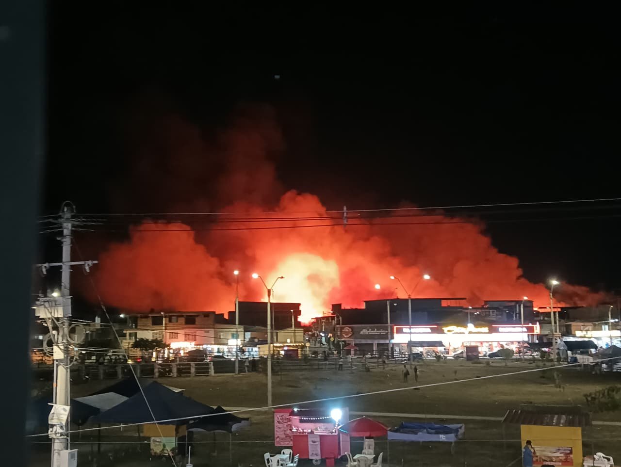 Incendio en Candelaria