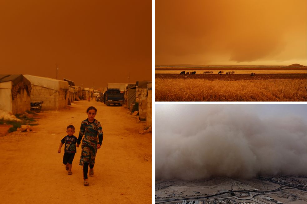 “Apocalípticos”: así se ven Irak y Siria por las tormentas de arena