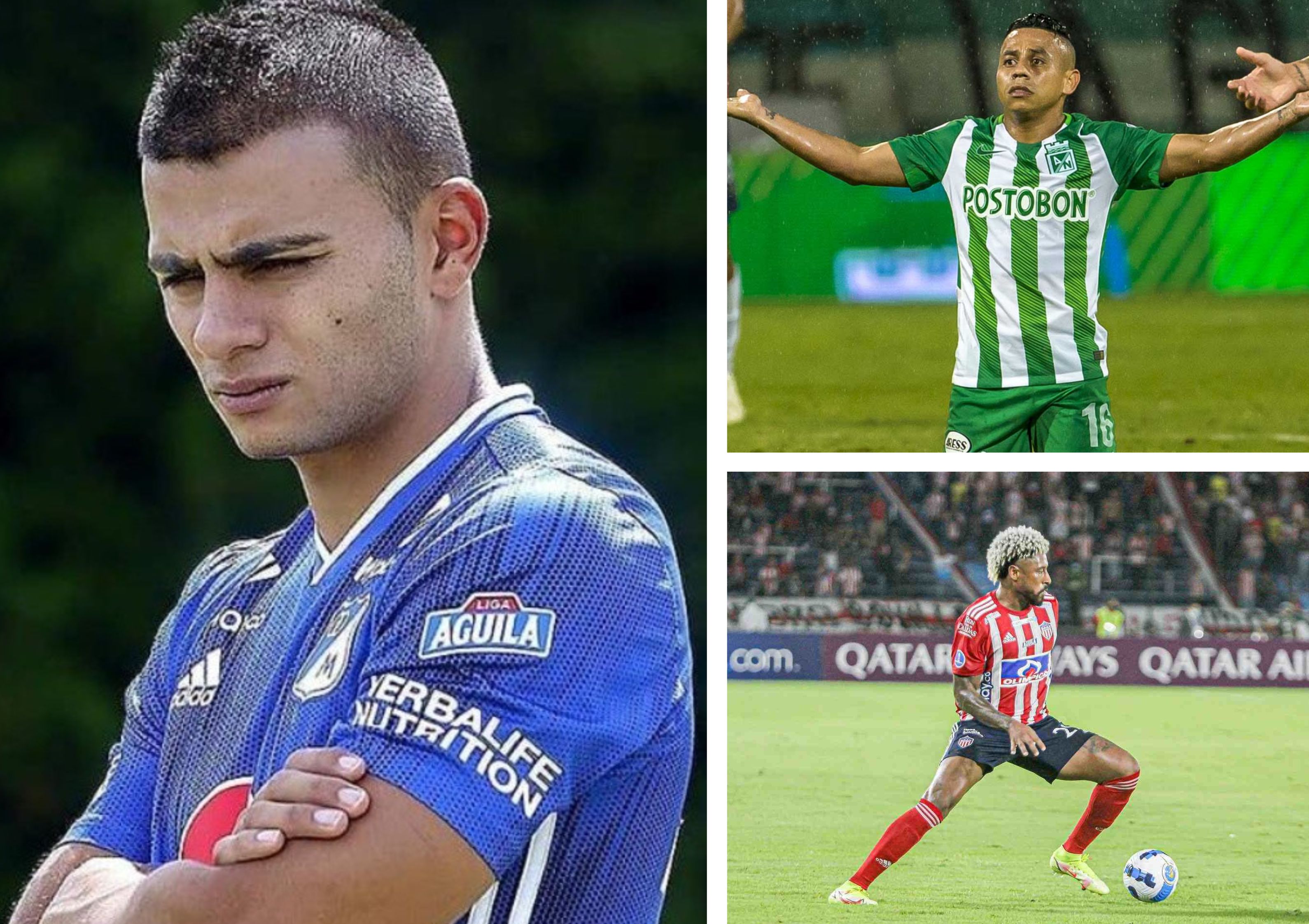 Jhon Duque, Vladímir Hernández y Omar Albornoz, los nuevos jugadores de Santa Fe