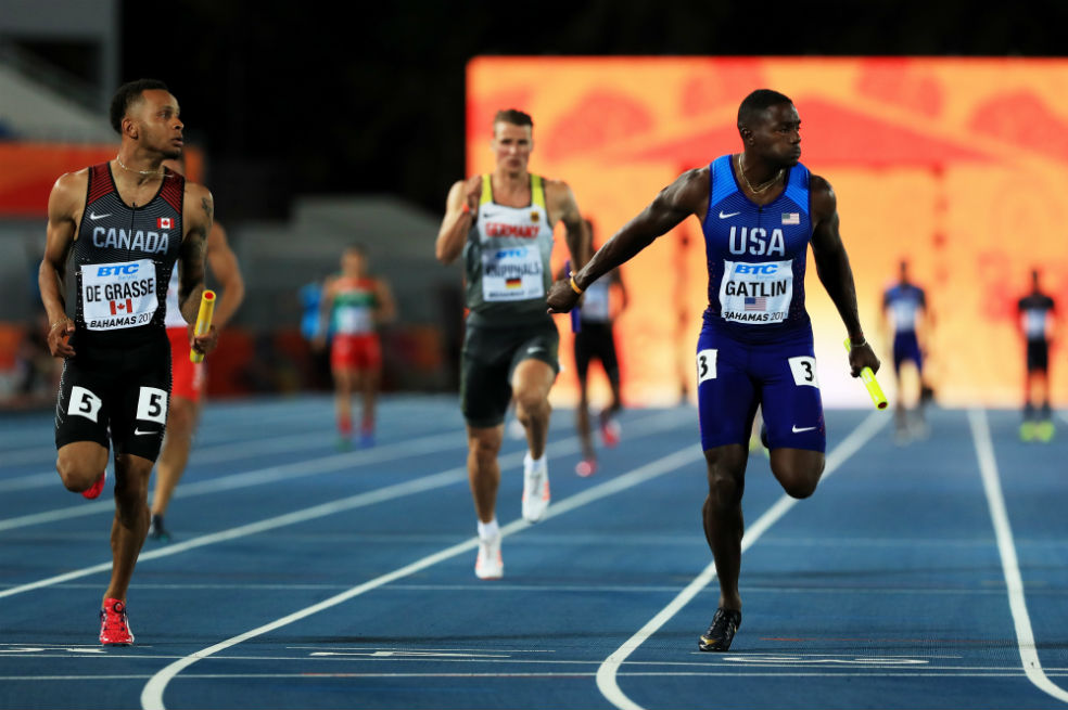 Gatlin y De Grasse, protagonistas en la primera parada de la Liga Diamante