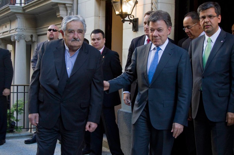 Los mandatarios de Brasil y Uruguay tras encuentro en Nueva York. Foto: EFE