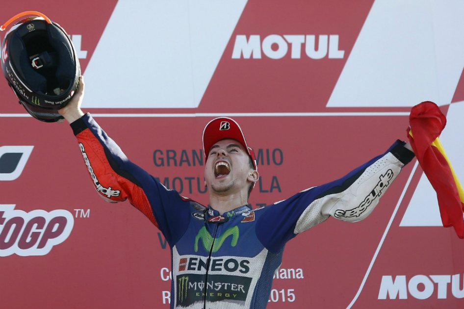 Jorge Lorenzo, campeón mundial de MotoGP