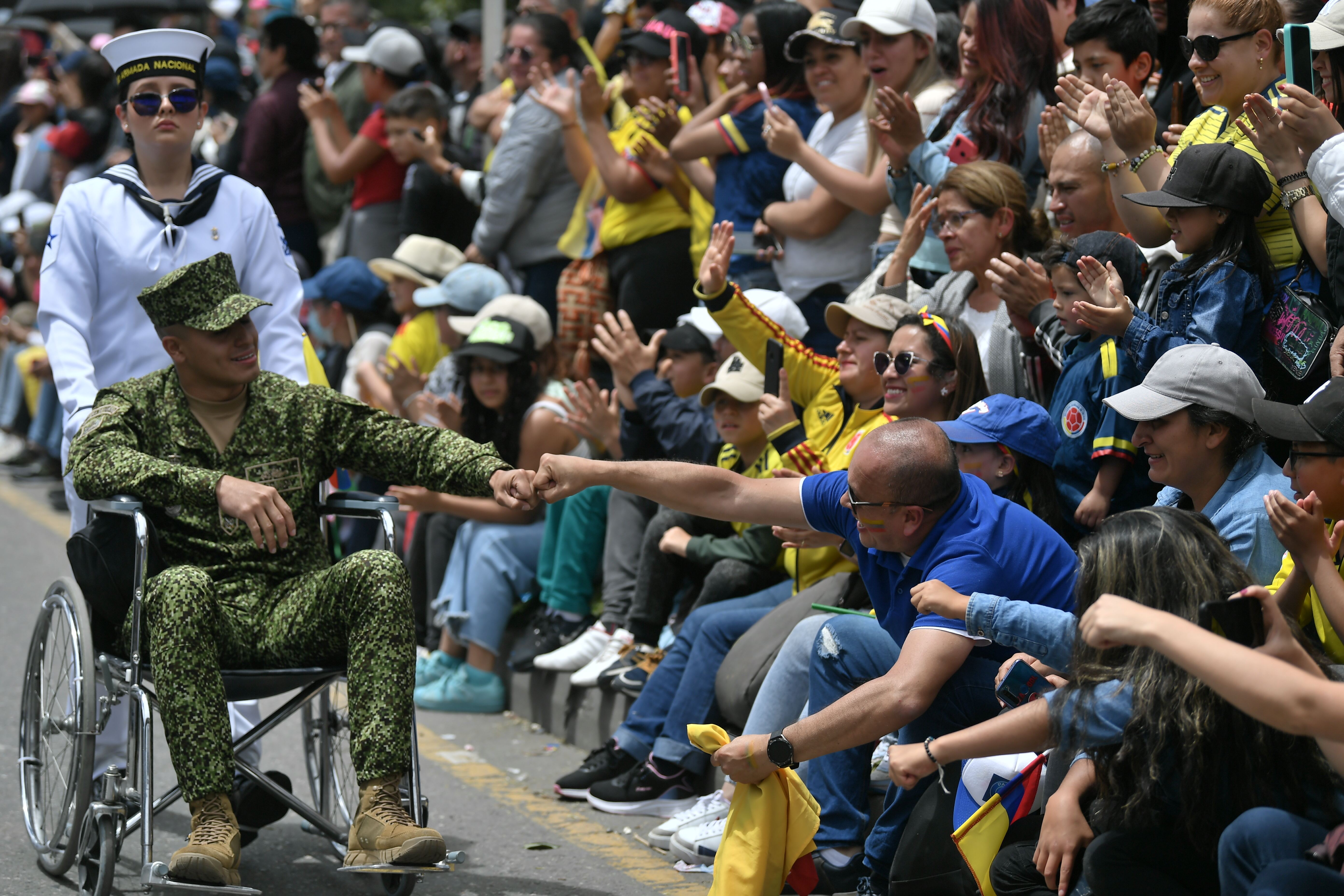 Desfile del 20 de julio, en Bogotá