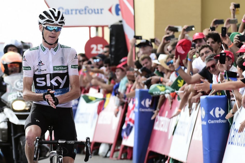 Chris Froome, ciclista del equipo Sky. Foto: AFP
