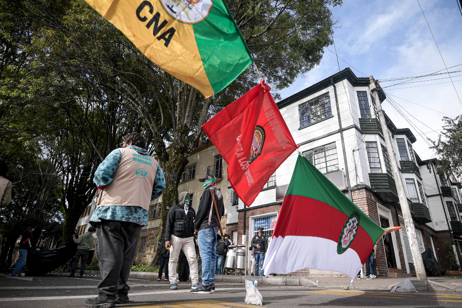 Indígenas se retiran de la Nunciatura de Bogotá tras acuerdo con el Gobierno Nacional
