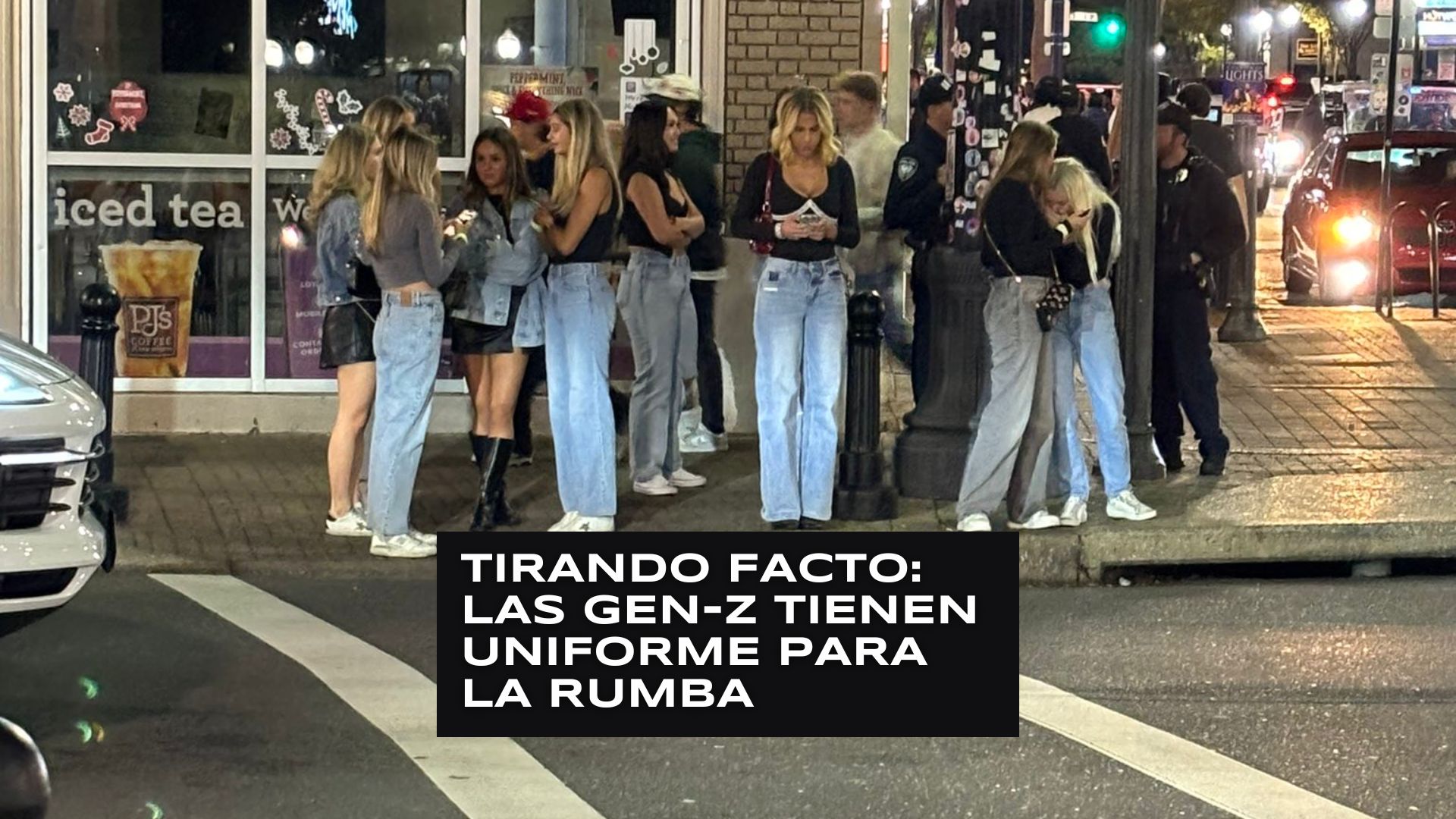 Las Gen-Z tienen uniforme para la rumba