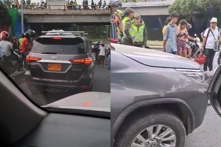 Conductor en Cali le disparó a un presunto ladrón que le quería robar un espejo