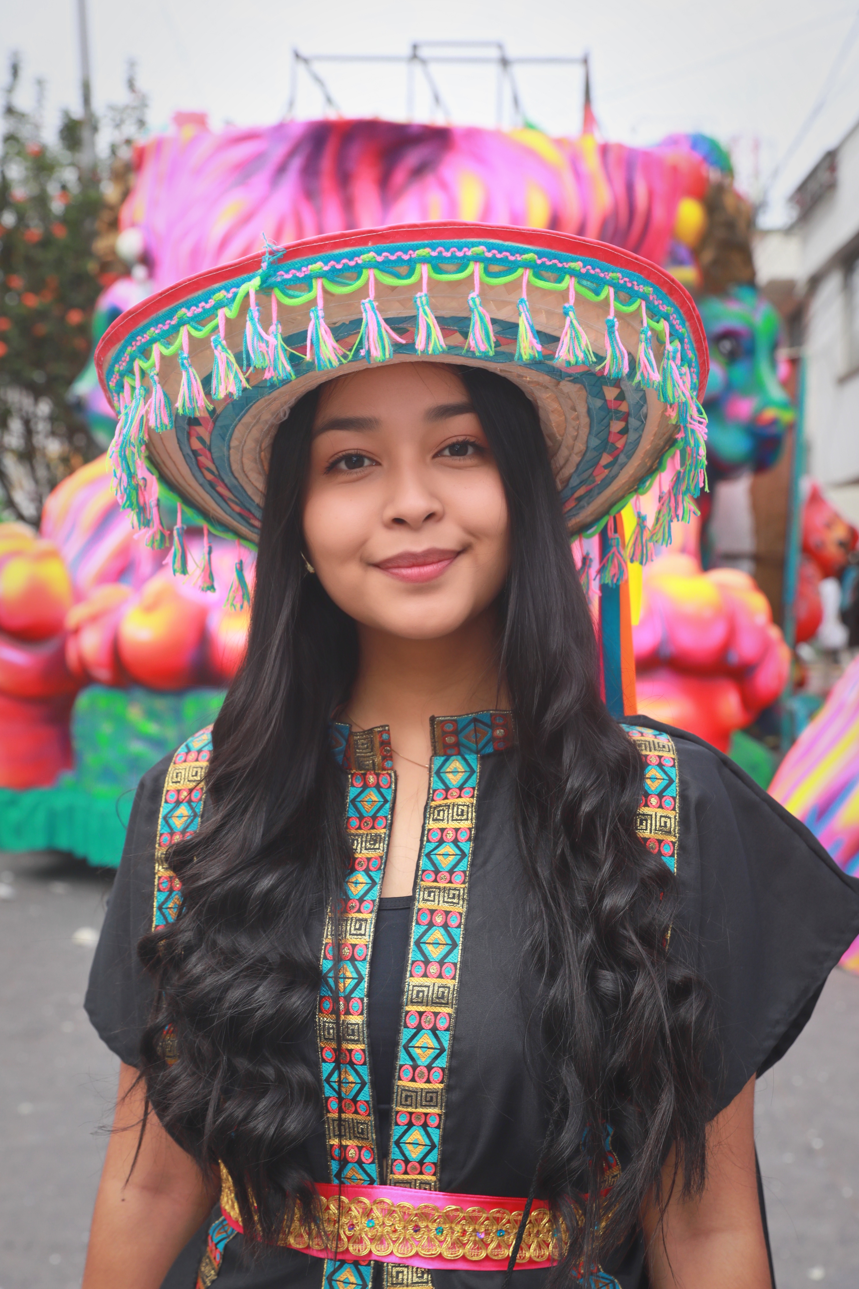 Rostros del Carnaval de Negros y Blancos de Pasto 2024