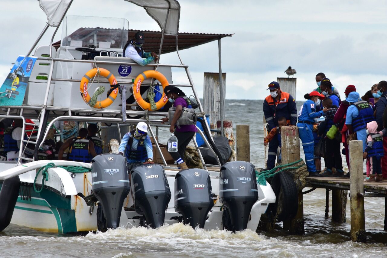 Condiciones climáticas dificultan la salida de migrantes de Necoclí