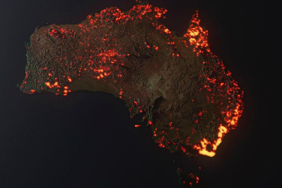 Incendios en Australia expandieron el agujero de la capa ozono y aumentaron temperaturas