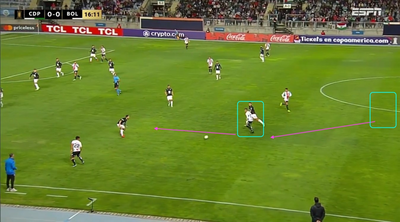 Cristian Suárez es el defensor central con mejor salida de balón. Es capaz de incorporarse al ataque.
