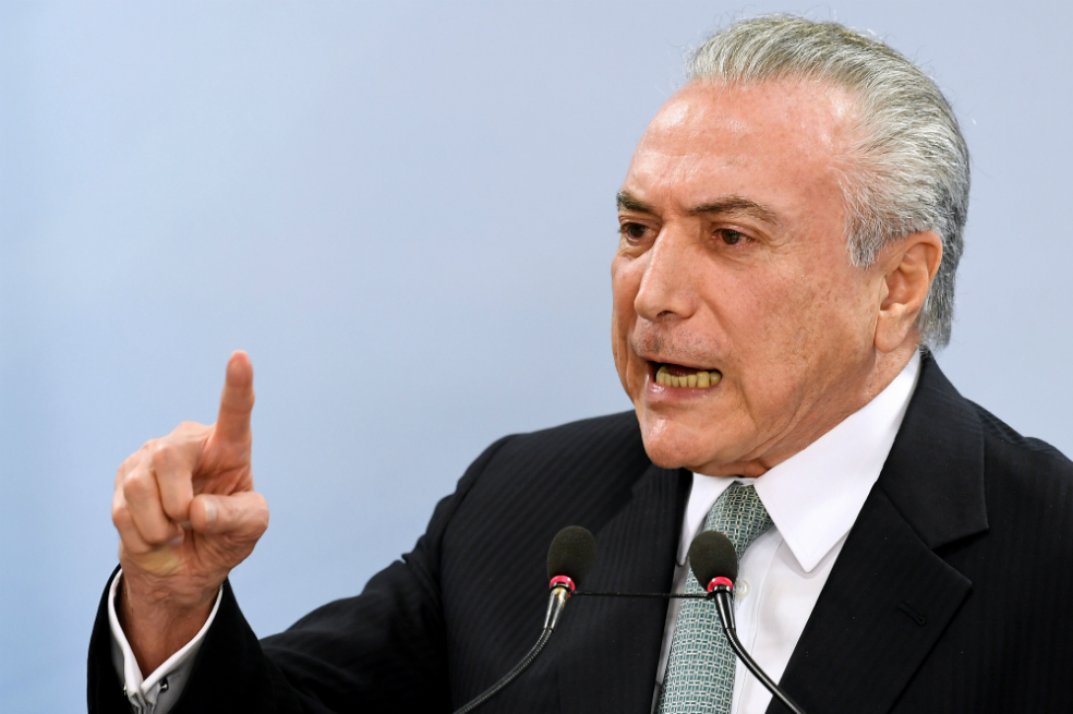 Temer mueve piezas para evitar que curse en el Congreso la denuncia por corrupción