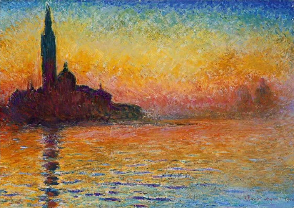 Atardecer en Venecia.
