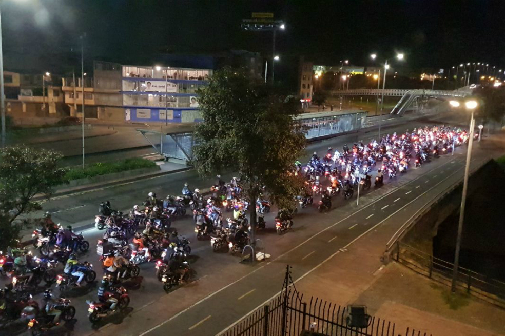 ¡Prepárese! Estos son los puntos de concentración de motociclistas en Bogotá
