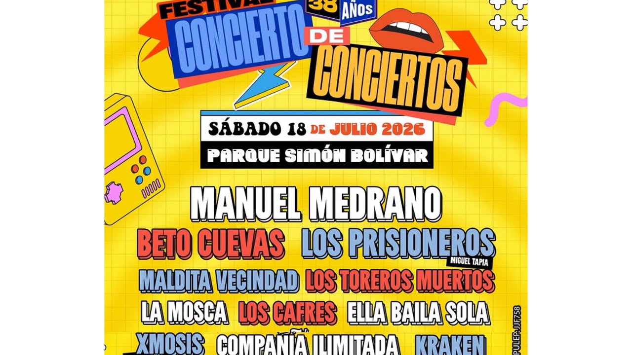 Posponen Concierto de Conciertos. No será en el Simón Bolívar ni en julio. ¿Dónde y cuándo?