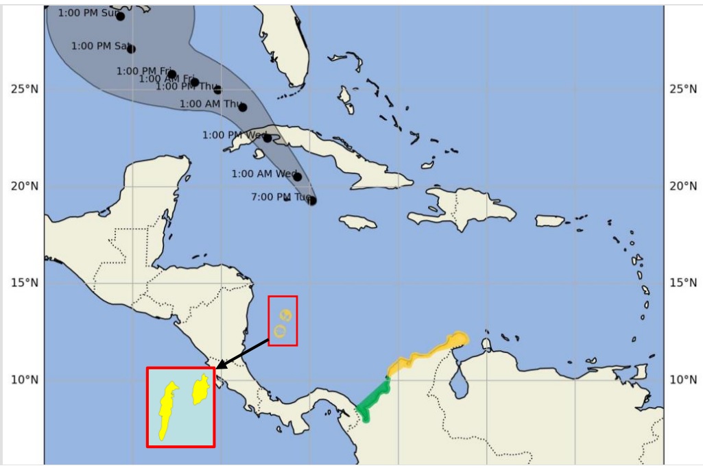 Rafael se convierte en huracán. Hay alerta de aviso para unas regiones de Colombia