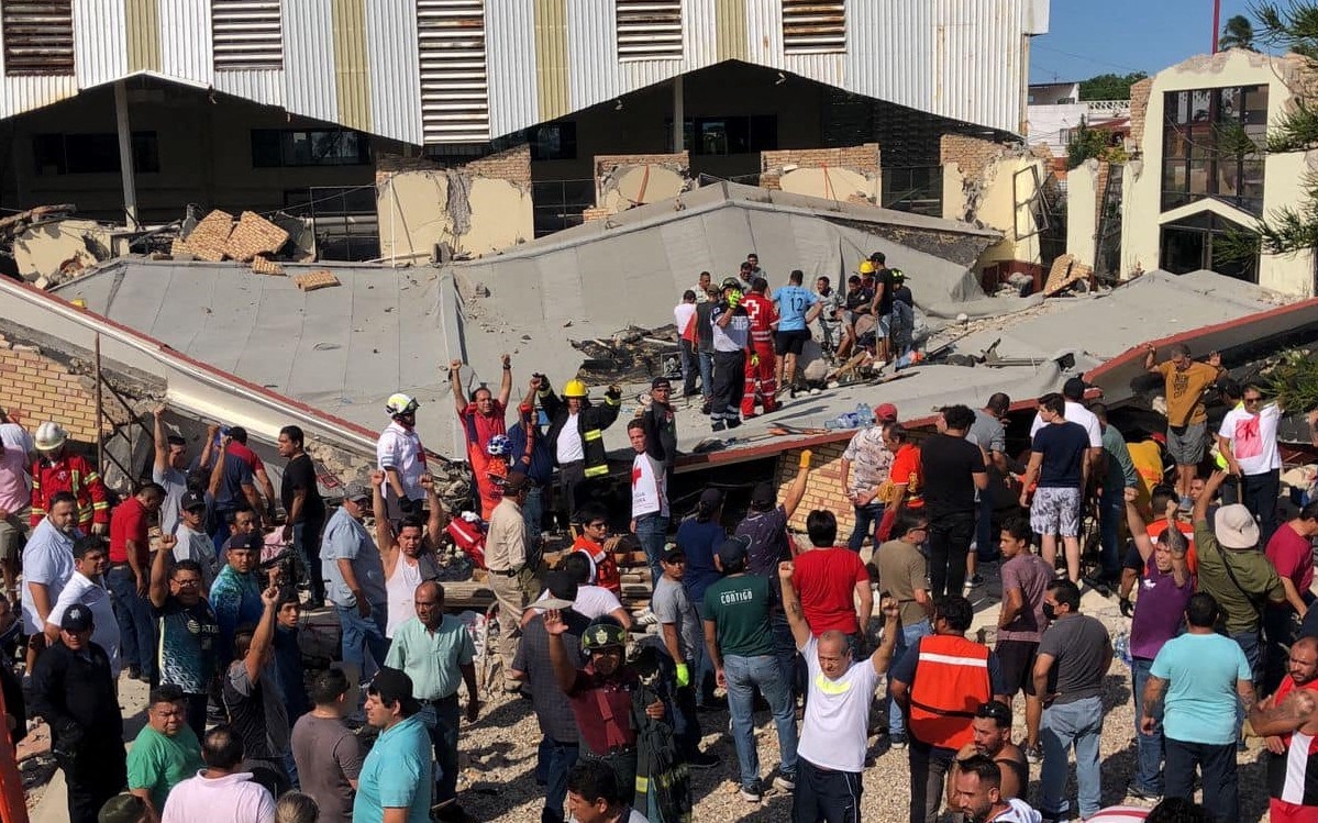 En México, al menos 10 personas murieron tras el desplome del techo de una iglesia