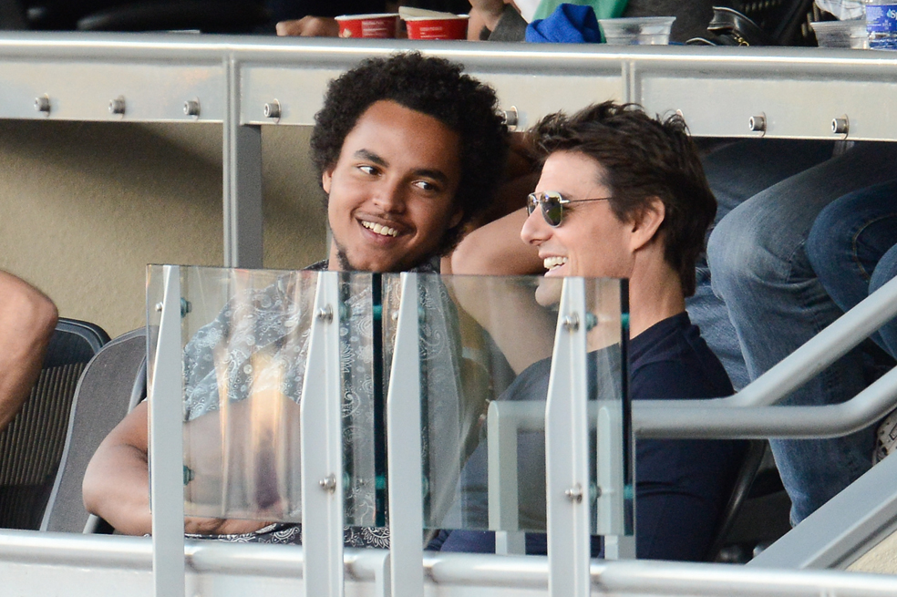 Tom Cruise se divierte con su hijo Connor