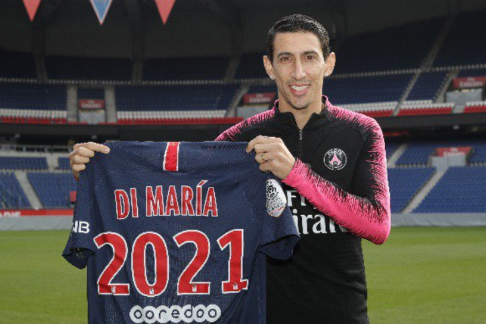 Di María renovó con el París Saint-Germain hasta 2021