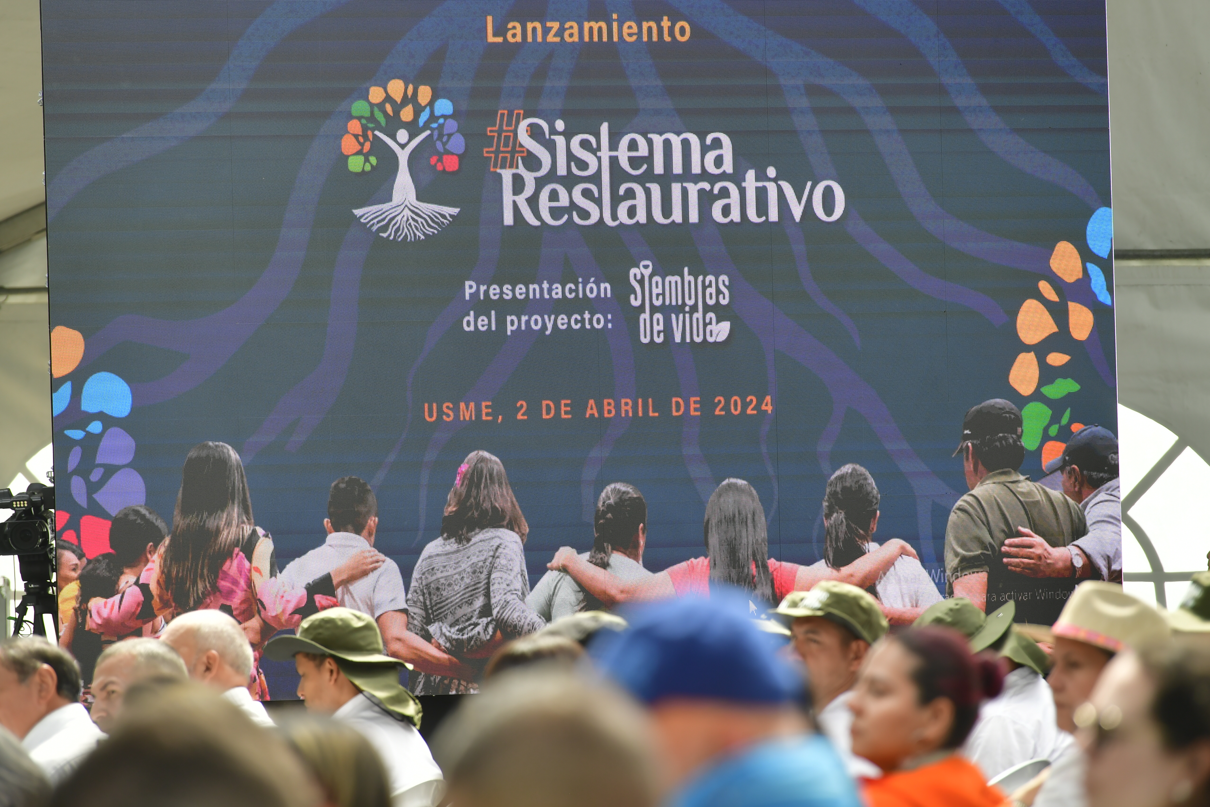 Inauguración del primer proyecto del Sistema Restaurativo de la Jurisdicción Especial para la Paz (JEP), en Sumapaz.