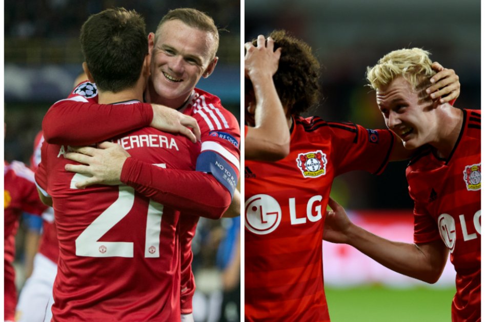 United y Leverkusen pasan a fase de grupos de Champions con sendas goleadas