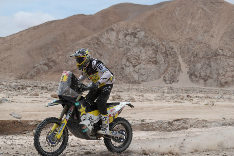 Pablo Quintanilla ganó la sexta etapa y vuelve a ser líder del Dakar en motos