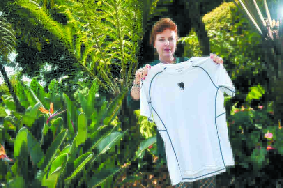 Una camiseta hecha con café