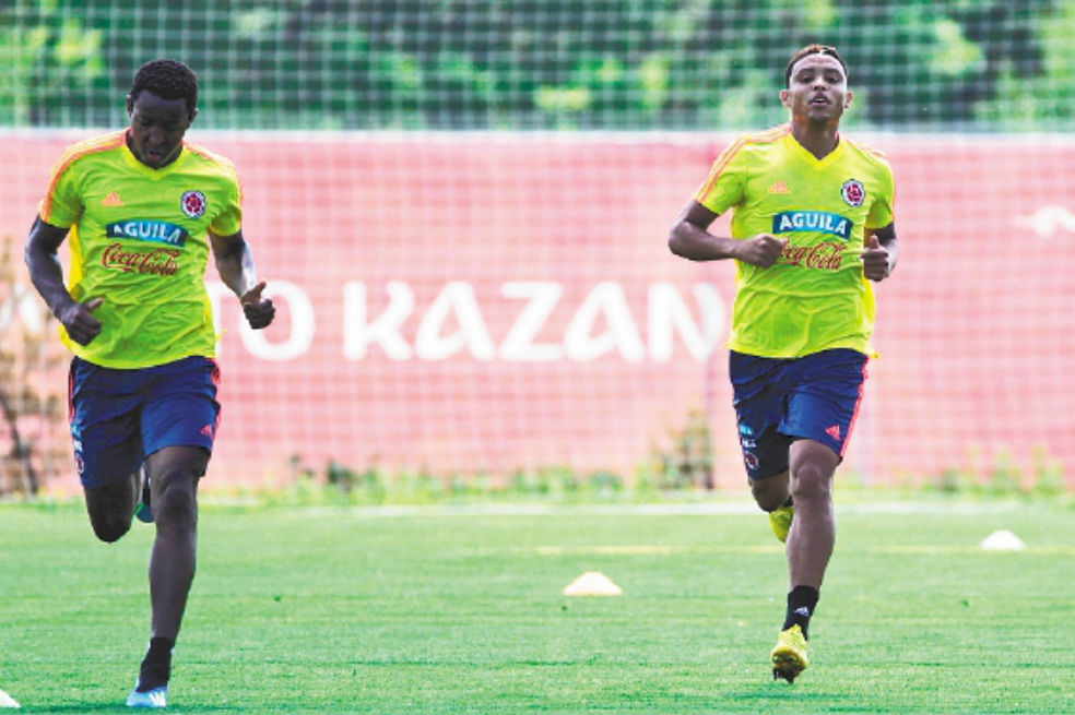 La selección de Colombia inició sus entrenamientos de cara al duelo con Senegal