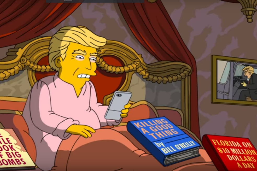 «Los Simpsons» parodían los 100 primeros días del mandato de Trump
