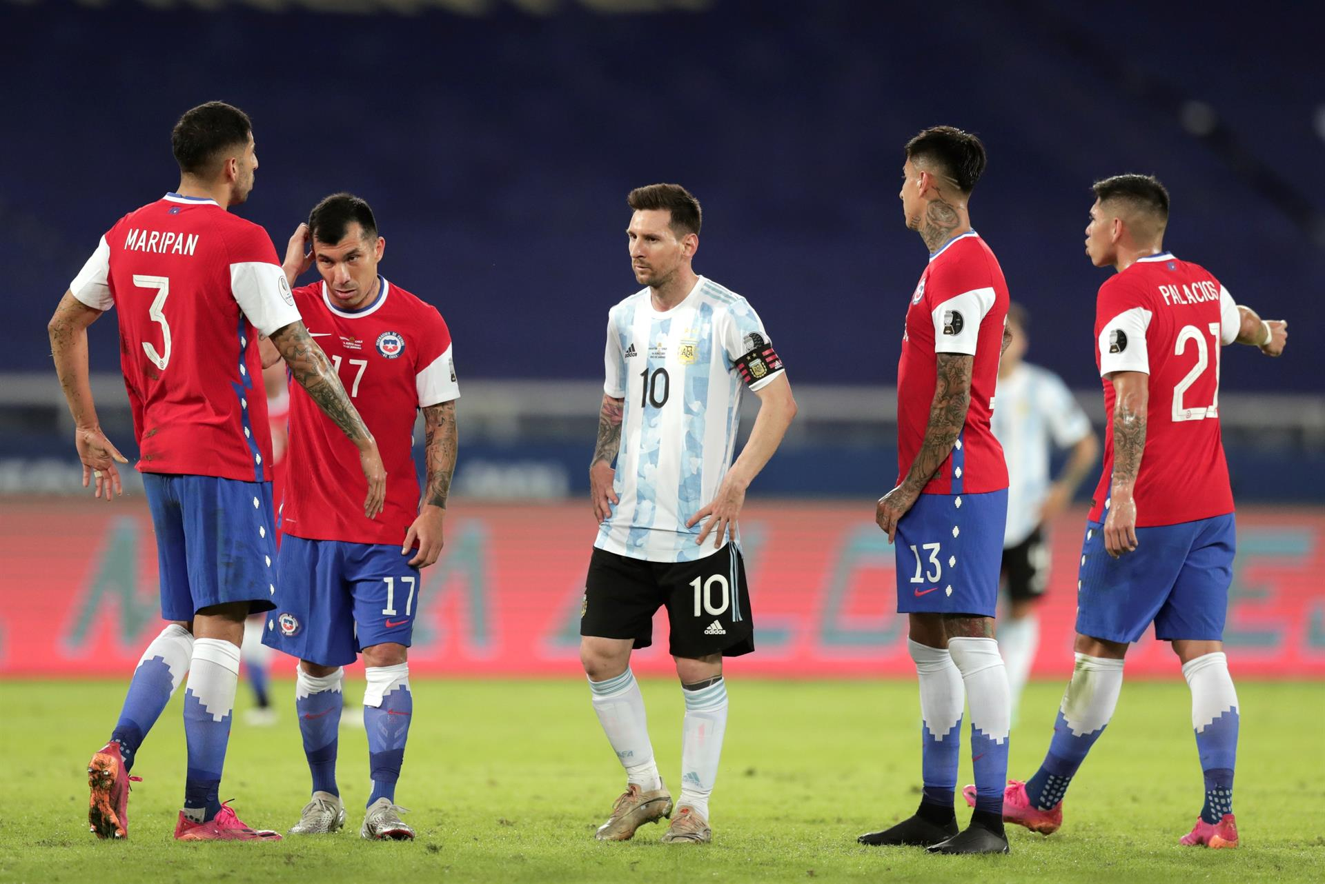 Un empate más: Argentina y Chile no se sacaron diferencias en la Copa América