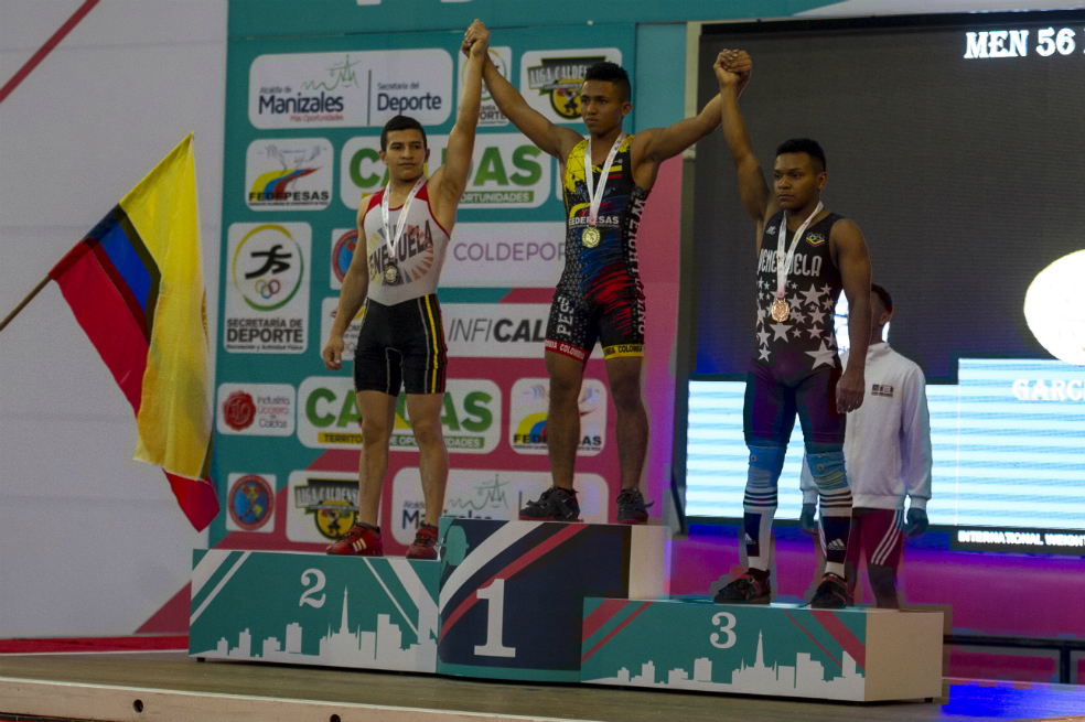 Colombia lidera el medallero del Panamericano de levantamiento de pesas