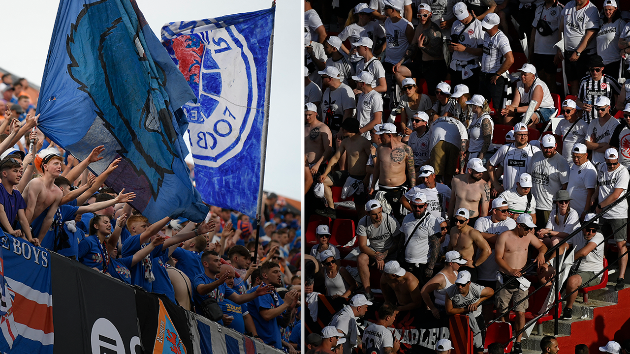 Europa League: pelea entre hinchas de Frankfurt y Rangers empaña la final