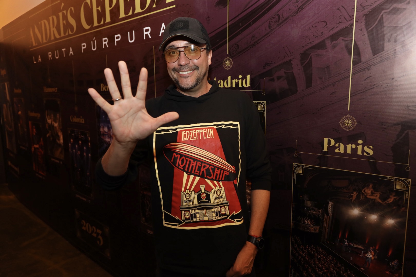 Andrés Cepeda cierra en Colombia su gira “La Ruta Púrpura” en el Movistar Arena