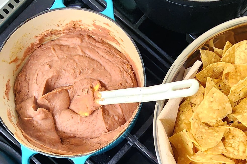 Receta para preparar los frijolitos refritos de Hanna