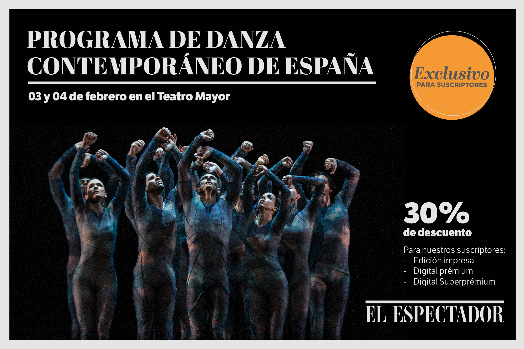 Compañía Nacional de Danza, un derroche coreográfico español en el Teatro Mayor