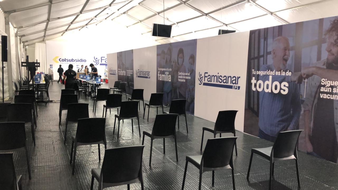 La carpa estará habilitada para todos los afiliados a la EPS Famisanar en Bogotá.