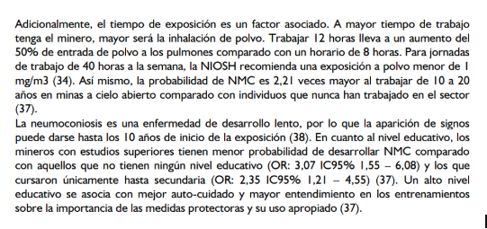 Fragmento del estudio de la Universidad del Rosario, contratado por Cerrejón.