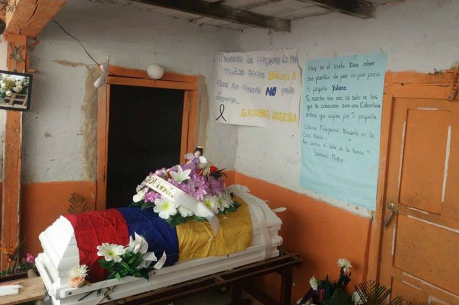 Último adiós a Yuliana Samboní, en El Tambo (Cauca)