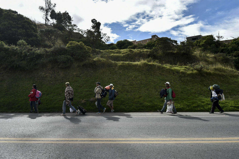 De Colombia a Chile: así viven los migrantes venezolanos