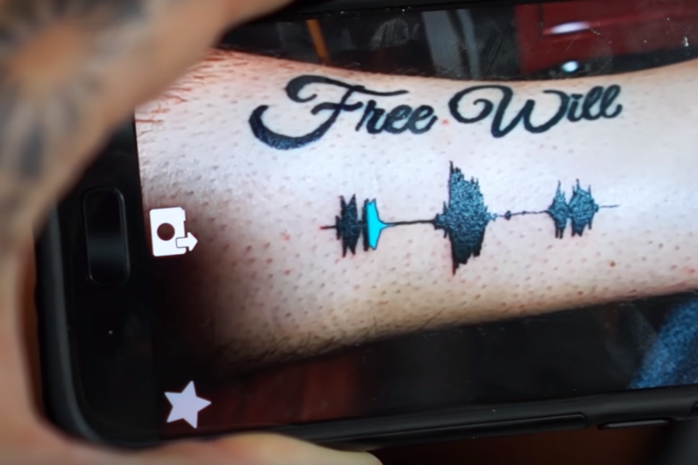 ¡Tatuajes que suenan! mediante una app